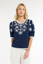 Load image into Gallery viewer, 365 DAYS: WILLOW TOP - NAVY &amp; WHITE
