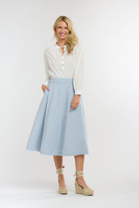 365 DAYS:DAKOTA SKIRT - ICE BLUE