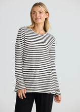 Load image into Gallery viewer, HOMELOVE: SANA  L/S TOP - STRIPE
