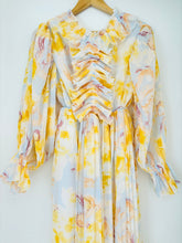 Load image into Gallery viewer, MISS MOSS: CLARA FLORAL DRESS - YELLOW FLORAL
