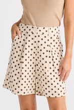 Load image into Gallery viewer, BRAVE &amp; TRUE: EDEN SHORT - CHOCOLATE POLKA DOT
