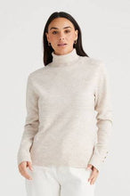 Load image into Gallery viewer, BRAVE &amp; TRUE: PILOT KNIT - OAT MARLE
