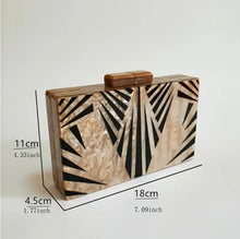 Load image into Gallery viewer, MISS MOSS: ASTOR ART DECO CLUTCH
