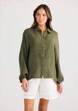 Load image into Gallery viewer, HOLIDAY: CLIFFSIDE SHIRT - OLIVE

