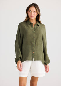 HOLIDAY: CLIFFSIDE SHIRT - OLIVE