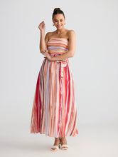 Load image into Gallery viewer, BRAVE &amp; TRUE: AVALON DRESS: PAINTERLY STRIPE

