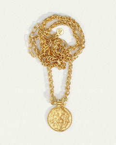 TEMPLE OF THE SUN: LEON NECKLACE - GOLD VERMEIL