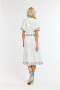 365 DAYS: FOLKLORE DRESS - WHITE