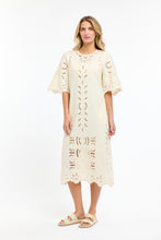 Load image into Gallery viewer, 365 DAYS: ANNIE EMBROIDERED DRESS - ANTIQUE CREAM
