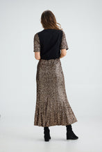 Load image into Gallery viewer, BRAVE &amp; TRUE: RITZ SKIRT - BRONZE SEQUIN
