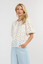 Load image into Gallery viewer, 365 DAYS: IVY EMBROIDERED TOP - WHITE FLORAL
