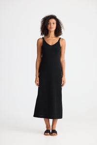 SHANTY: DOLCETTO KNIT DRESS - BLACK