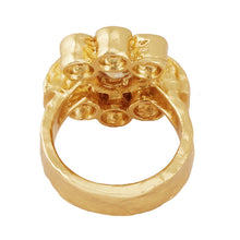 Load image into Gallery viewer, CLEOPATRAS BLING: KI RING IN CITRINE - 18K GOLD PLATED
