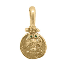 Load image into Gallery viewer, CLEOPATRA’S BLING: MENVRA PENDANT NECKLACE WITH JADE - 18K GOLD PLATED
