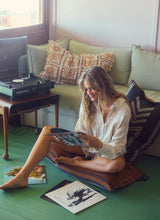 Load image into Gallery viewer, TALISMAN: BODHI SHIRT-NATURAL STRIPE
