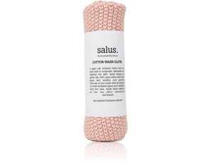 SALUS: COTTON WASH CLOTH - PINK