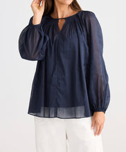 Load image into Gallery viewer, BRAVE &amp; TRUE: RAPHAEL TOP - NAVY
