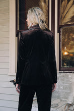 Load image into Gallery viewer, ITALIAN STAR: JETS VELVET PANTS - CHOCOLATE
