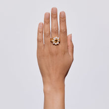 Load image into Gallery viewer, CLEOPATRAS BLING: KI RING IN CITRINE - 18K GOLD PLATED
