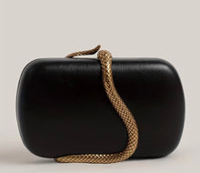 Load image into Gallery viewer, MISS MOSS: HUTTON SNAKE CLUTCH BAGS
