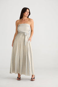 BRAVE & TRUE: AVALON DRESS - CHAMPAGNE