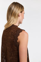 Load image into Gallery viewer, 365 DAYS: PHILLIPA LACE &amp; LOCKET TANK - CHOCOLATE
