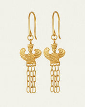 Load image into Gallery viewer, TEMPLE OF THE SUN: LETA EARRINGS - GOLD VERMEIL
