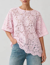 Load image into Gallery viewer, MOSS GROTTO: STELLA LACE TOP - PINK
