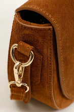 Load image into Gallery viewer, MAISON FANLI: GABRIELLE SUEDE HANDBAG  - CAMEL
