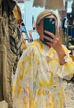 Load image into Gallery viewer, MISS MOSS: CLARA FLORAL DRESS - YELLOW FLORAL
