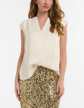 Load image into Gallery viewer, ITALIAN STAR: ODETTE SLEEVELESS TOP - OFF WHITE
