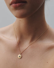 Load image into Gallery viewer, TEMPLE OF THE SUN: MAVI EYE NECKLACE - GOLD VERMEIL
