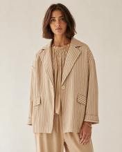 Load image into Gallery viewer, MAMAPAPA: CARCOAR BLAZER - STRIPE
