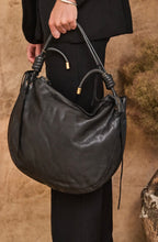 Load image into Gallery viewer, MAMAPAPA LEON DRAWSTRING BAG - BLACK
