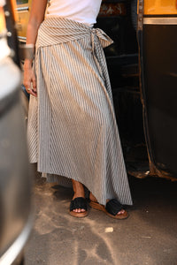 SHANTY: THE EDIT SKIRT- PISA STRIPE