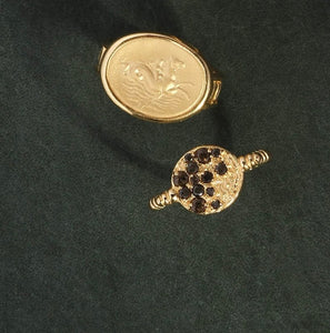 TEMPLE OF THE SUN: POSEIDON RING - GOLD VERMEIL