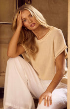 Load image into Gallery viewer, SHANTY: ISSA KNIT TEE - NATURAL
