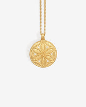 Load image into Gallery viewer, TEMPLE OF THE SUN: SEED OF LIFE NECKLACE - GOLD VERMEIL
