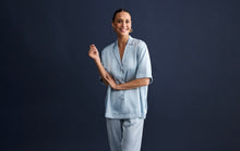 Load image into Gallery viewer, BRAVE &amp; TRUE: DANA SHIRT - ICE BLUE
