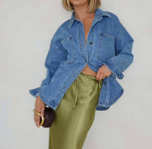 Load image into Gallery viewer, MOSS: CLAUDIA SKIRT - OLIVE
