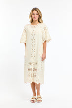 Load image into Gallery viewer, 365 DAYS: ANNIE EMBROIDERED DRESS - ANTIQUE CREAM
