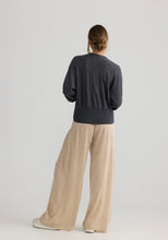 Load image into Gallery viewer, HOME LOVE: STILLNESS KNIT TOP - CHARCOAL
