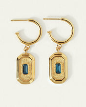 Load image into Gallery viewer, TEMPLE OF THE SUN- BYZANTINE EARRINGS-GOLD VERMEIL
