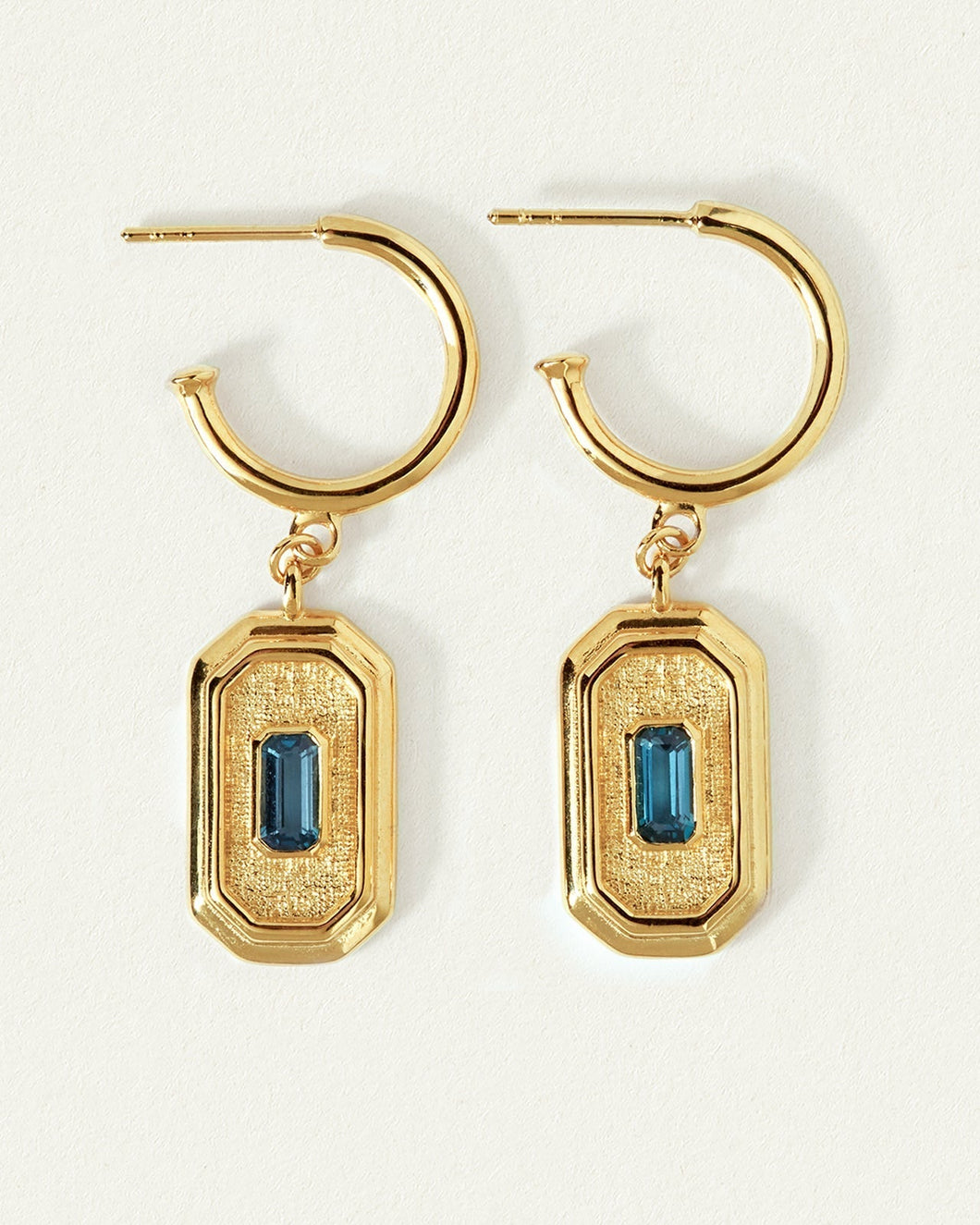 TEMPLE OF THE SUN- BYZANTINE EARRINGS-GOLD VERMEIL