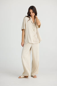 BRAVE & TRUE: DANA PANTS - OYSTER