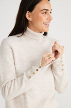 Load image into Gallery viewer, BRAVE &amp; TRUE: PILOT KNIT - OAT MARLE

