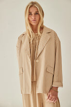 Load image into Gallery viewer, MAMAPAPA: CARCOAR BLAZER - STRIPE
