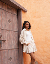 Load image into Gallery viewer, TALISMAN: BODHI SHIRT-NATURAL STRIPE
