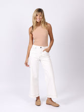 Load image into Gallery viewer, MONACO: HUNTER JEANS - WHITE
