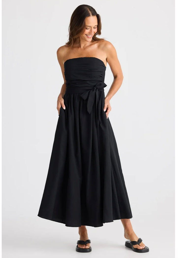 BRAVE & TRUE: AVALON DRESS - BLACK
